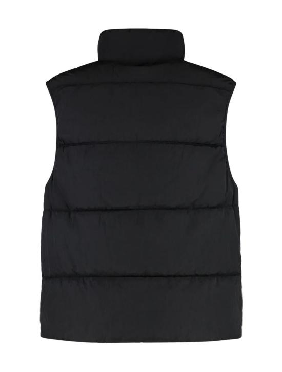 25FW 씨피 컴퍼니 로고 자수 베스트 19CMVE149A005904G999 Black - C.P. COMPANY