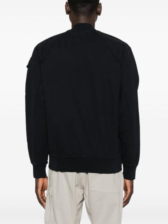 25FW 씨피 컴퍼니 다이애그널 플리스 봄버 풀집 자켓 19CMSS205A006372G888 BLUE - C.P. COMPANY