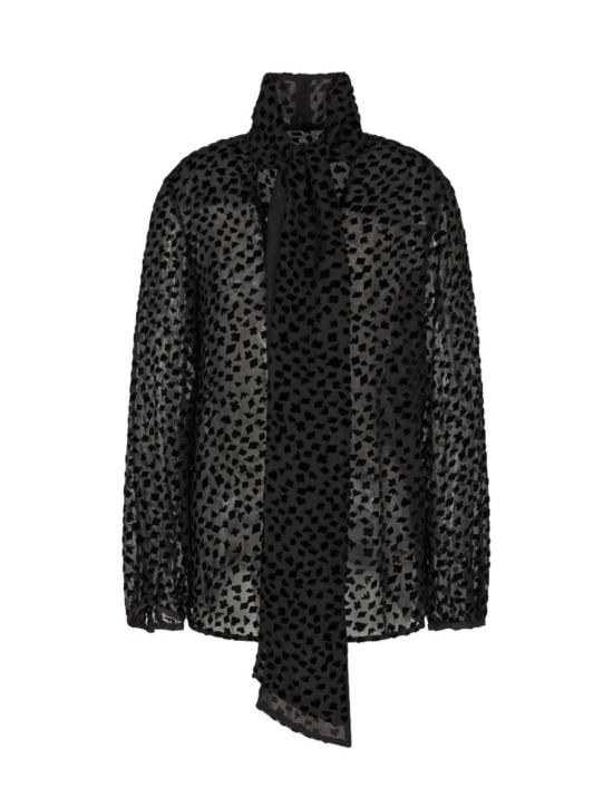 25FW 엠포리오 아르마니 블라우스 EW001347AF14315UC001 Black