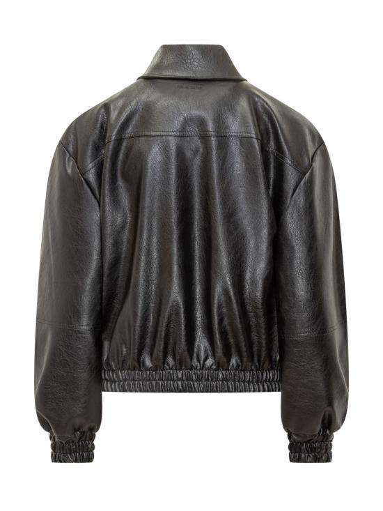 25FW 엠에스지엠 가죽 자켓 3942MDH03X257804 99 Black - MSGM