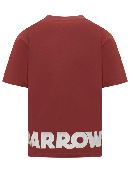 25FW 바로우 반팔 티셔츠 F5BWUATH059 177 BORDEAUX - BARROW