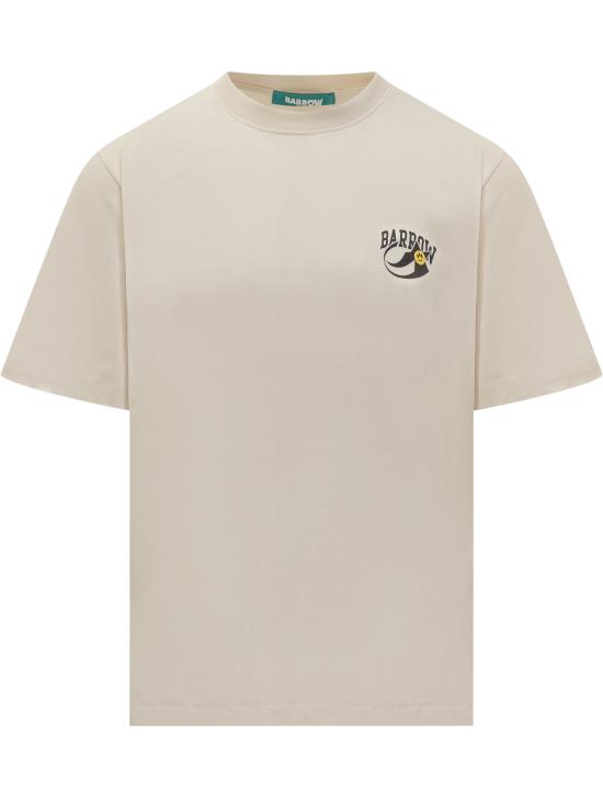 25FW 바로우 반팔 티셔츠 F5BWUATH053 013 CREMA