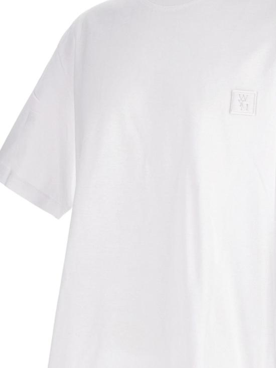 25FW 우영미 반팔 티셔츠 W253TS06 701W White - WOOYOUNGMI