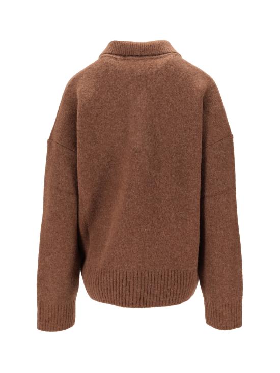 25FW 아미 스웨터 UPL408KN0135 217 NOISETTE ECRU - AMI