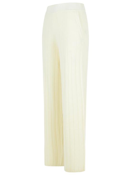 25FW 막스마라 스트레이트 팬츠 2521336029003 White - MAX MARA