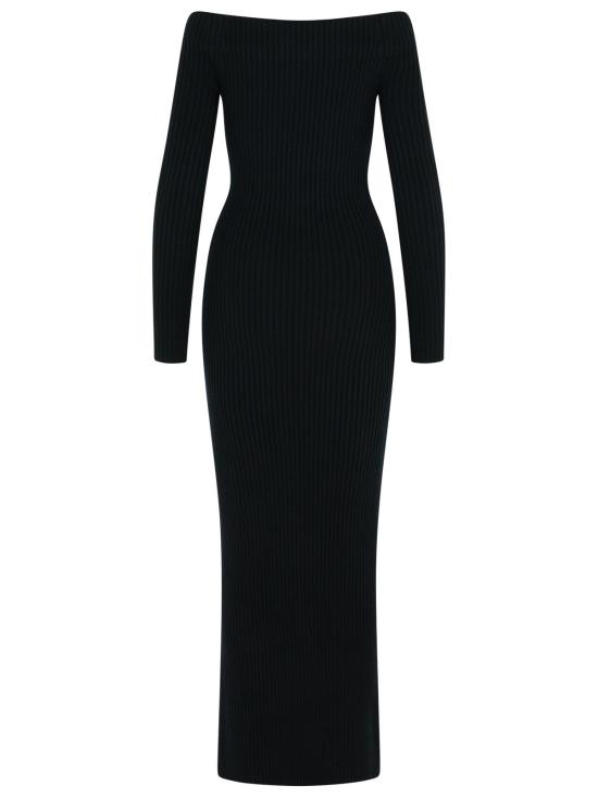 25FW 막스마라 롱 원피스 2521326203007 Black - MAX MARA