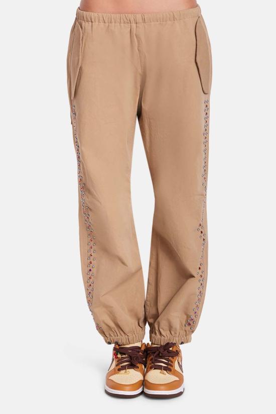  더 타일 클럽 트레이닝/조거 팬츠 타일 클럽 저스틴 패러슈트  스터드