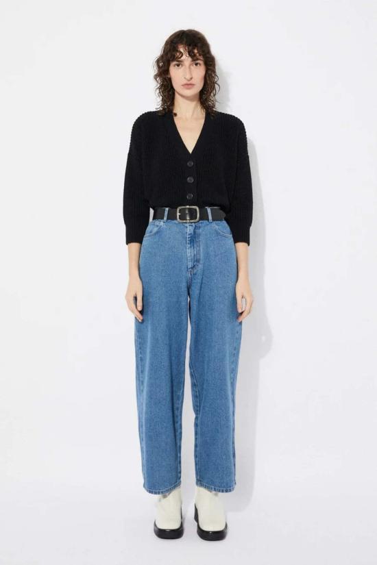  리타 가디건 로우 스클레이터 스웨터 - RITA