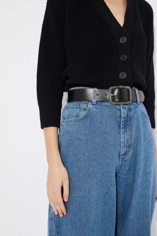  리타 가디건 로우 스클레이터 스웨터 - RITA