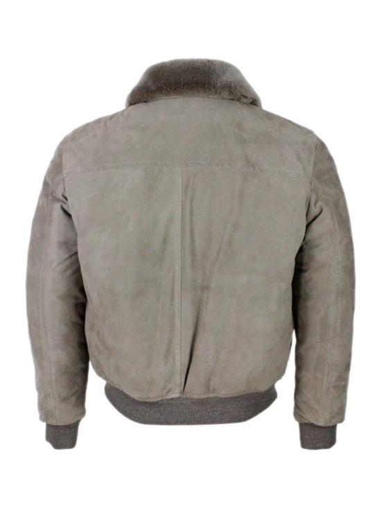 25FW 무레르 안테노레 UR 패디드 봄버 자켓 ANTENORE UR12 Grey - MOORER