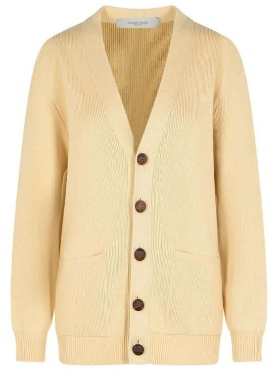 25FW 골든구스 Golden 레터링 가디건  GWP00950 P00197255550 Beige