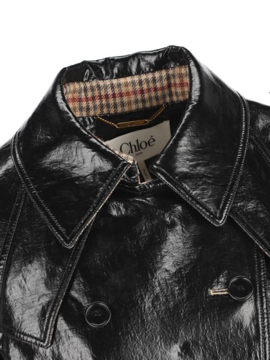 25FW 끌로에 가죽 자켓 CH25WMA52191001 AI25 Black - CHLOE