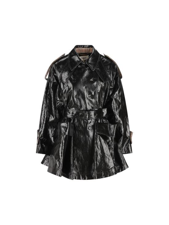 25FW 끌로에 가죽 자켓 CH25WMA52191001 AI25 Black