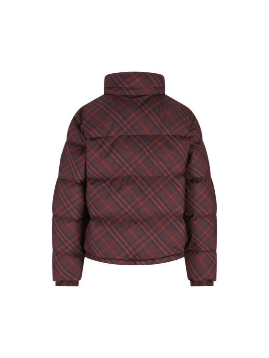 25FW 버버리 앰블사이드 체크 푸퍼 자켓  8115472C3474 AI25 WINE RED - BURBERRY