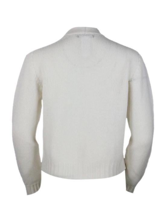 25FW 파비아나 필리피 울 실크 브이넥 가디건  MAD215F585L65921 WHITE - FABIANA FILIPPI