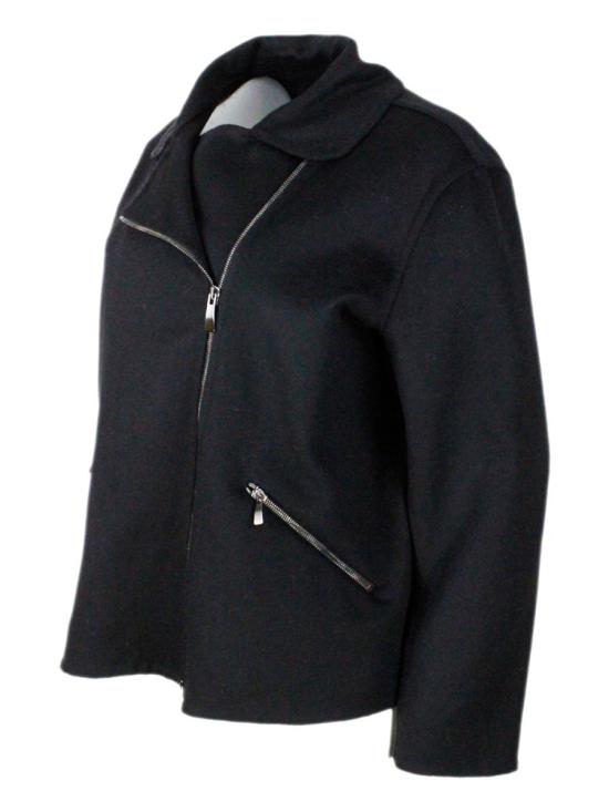 25FW 말로 바이커 자켓 DR6110T1P17E516 Black - MALO