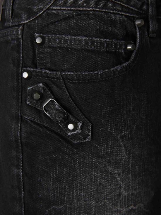 25FW 발렌시아가 숏 스커트 852324TTW67 1037BLACK FADE OUT Black - BALENCIAGA