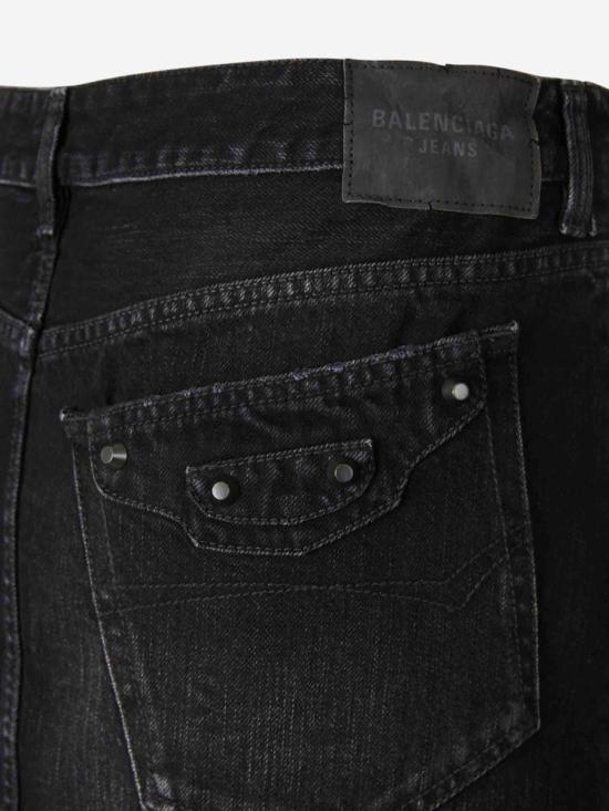 25FW 발렌시아가 숏 스커트 852324TTW67 1037BLACK FADE OUT Black - BALENCIAGA