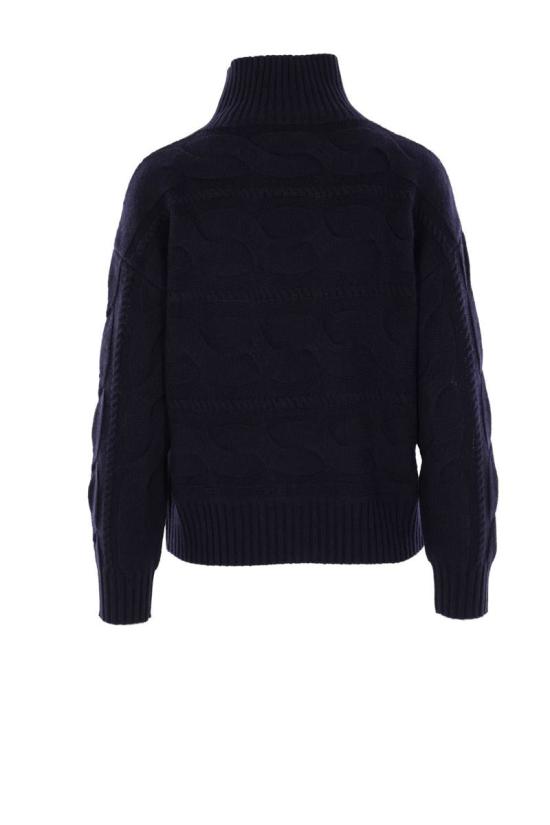 25FW 막스마라 스튜디오 터틀넥 2526366042600103008 BLUE - MAX MARA STUDIO