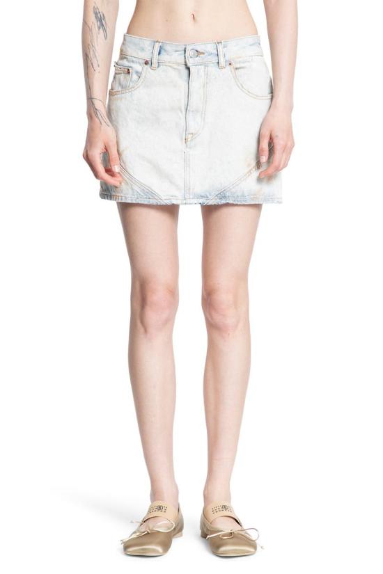 25SS MM6 메종마르지엘라 데님 스커트 S52MC0011M30018 982 BLUE