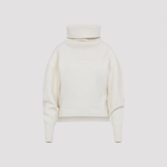 25FW 자크뮈스 터틀넥 SWW00624AK00278 110 OFF WHITE - JACQUEMUS