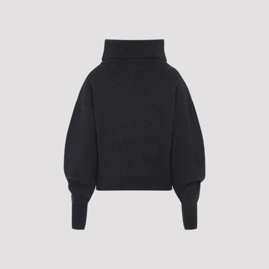 25FW 자크뮈스 터틀넥 SWW00624AK00278 970 DARK GREY - JACQUEMUS