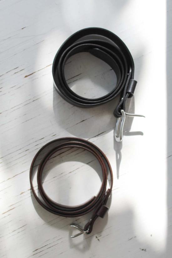  코울리 스튜디오 레귤러 벨트 콜리 스튜디오 두꺼운  블랙 - CAWLEY STUDIO