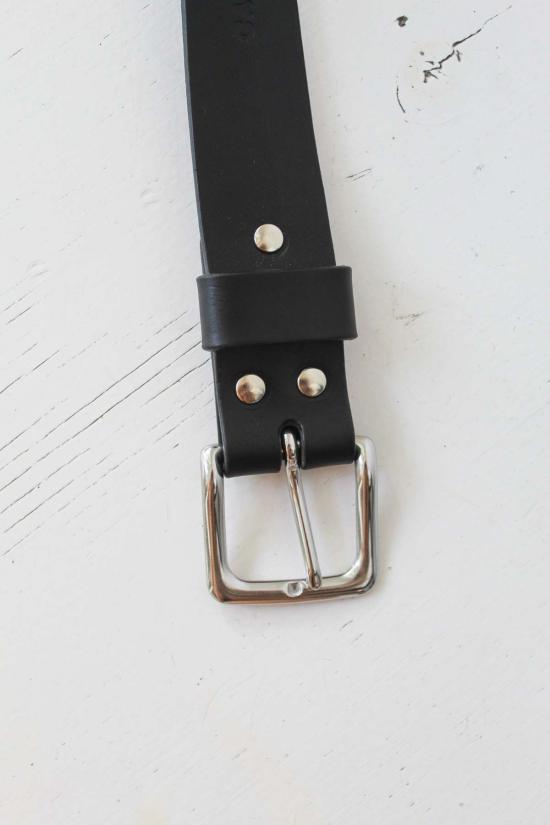  코울리 스튜디오 레귤러 벨트 콜리 스튜디오 두꺼운  블랙 - CAWLEY STUDIO