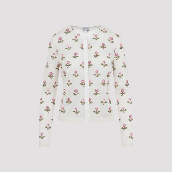 25FW 지암바티스타 발리 스웨터 25FWSVCM0M22 03CAS 1102 IVORY ROSE - GIAMBATTISTA VALLI