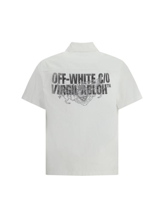 25FW 오프화이트 긴팔 셔츠 OMGG01EF25FAB001 0110 WHITE - OFF WHITE