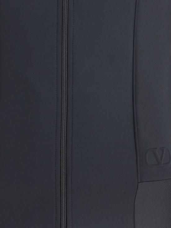 25FW 발렌티노 가라바니 후드 티셔츠 7V0MF29QB6G 0NO BLACK - VALENTINO GARAVANI