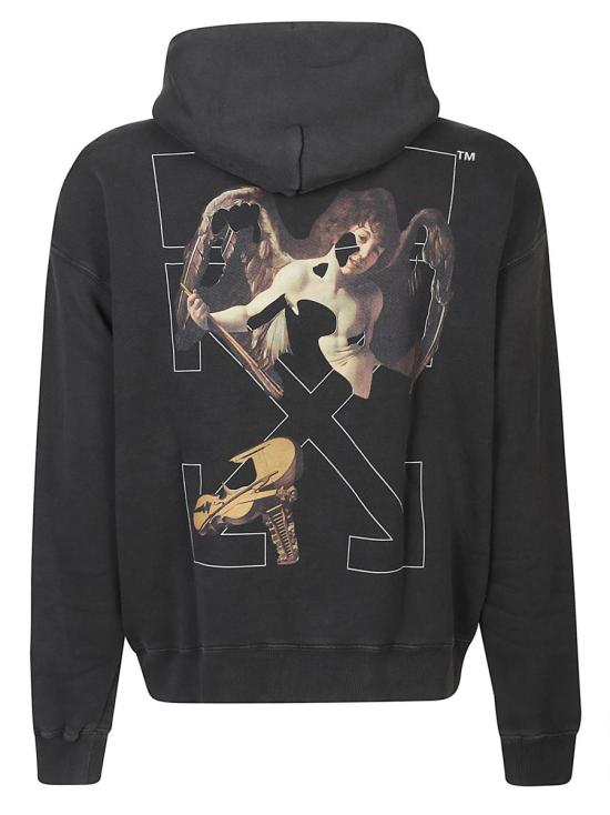 25FW 오프화이트 스웨터 OMBB085F25FLE011 Black - OFF WHITE