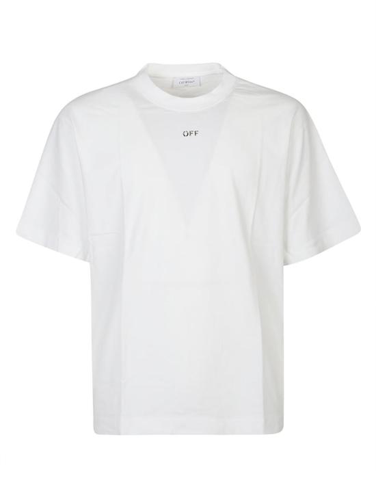 25FW 오프화이트 반팔 티셔츠 OMAA120F25JER008 WHITE