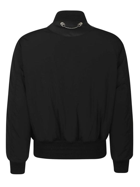 25FW 오프화이트 봄버 자켓 OMEH05GF25FAB001 Black - OFF WHITE