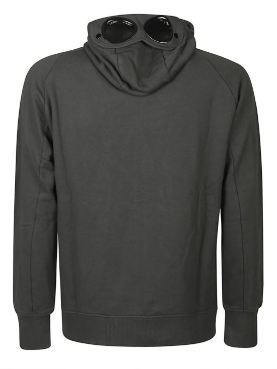 25FW 씨피 컴퍼니 다이애그널 레이즈드 플리스 고글 스웨트셔츠 19CMSS715A 005086W BROWN - C.P. COMPANY