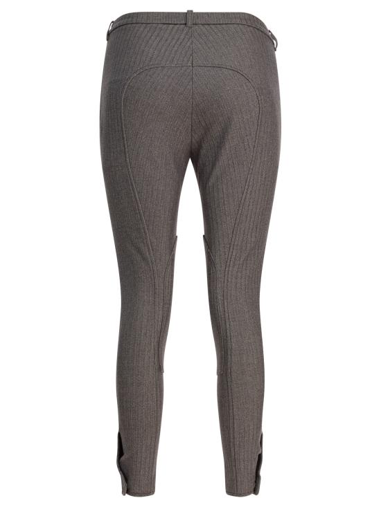 25FW 버버리 헤링본 스트레치 코튼 조드퍼 팬츠 8116806 BROWN - BURBERRY