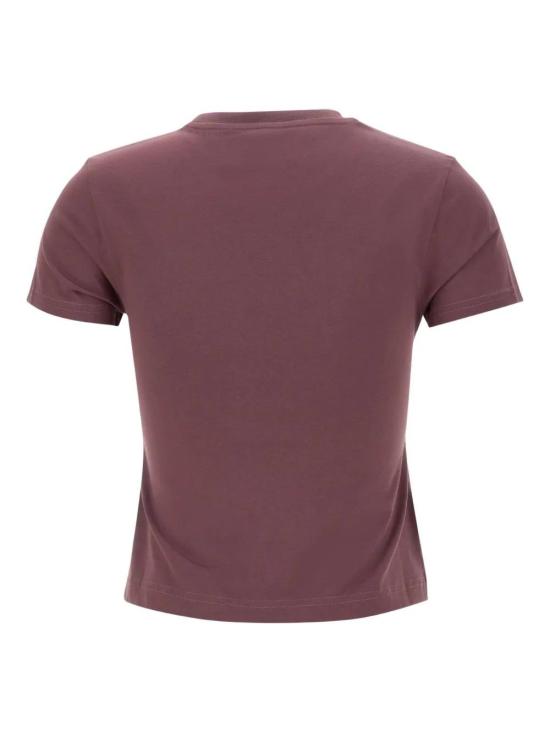 25FW 비비안웨스트우드 반팔 티셔츠 1G010015J001MH405 BURGUNDY - VIVIENNE WESTWOOD