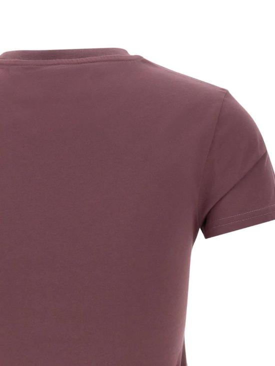 25FW 비비안웨스트우드 반팔 티셔츠 1G010015J001MH405 BURGUNDY - VIVIENNE WESTWOOD