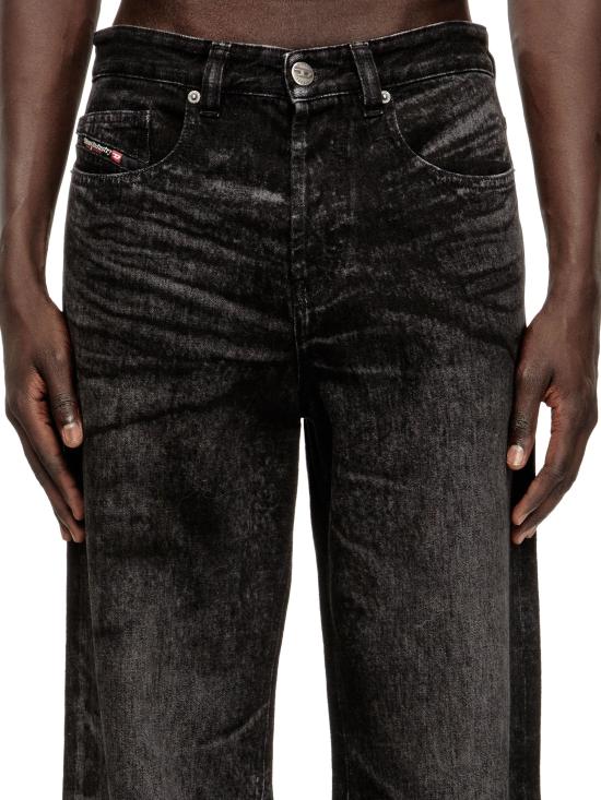 25FW 디젤 스트레이트 팬츠 A21497007DB 02 BLACK - DIESEL