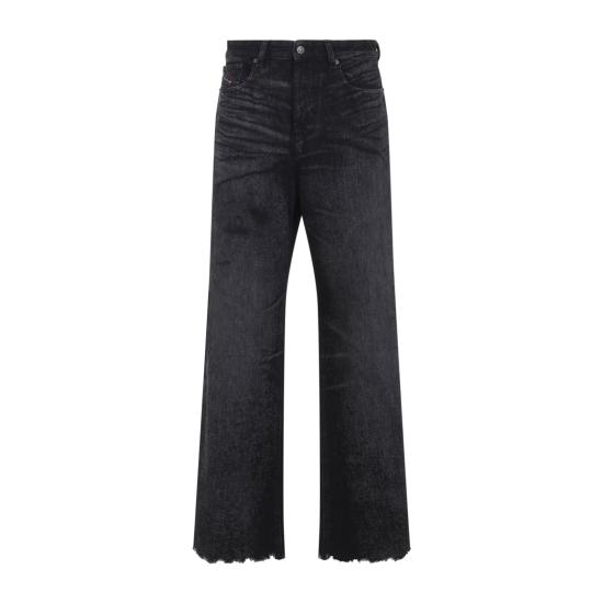 25FW 디젤 스트레이트 팬츠 A21497007DB 02 BLACK