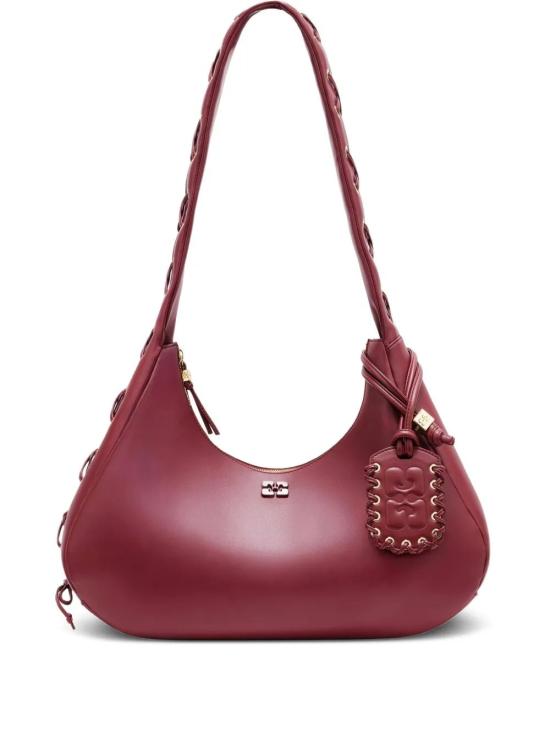 25FW 가니 숄더백 A7262 436BURGUNDY