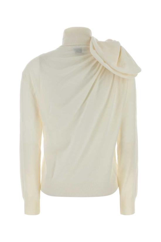 25FW 모스키노 터틀넥 A09035401 0001 White - MOSCHINO