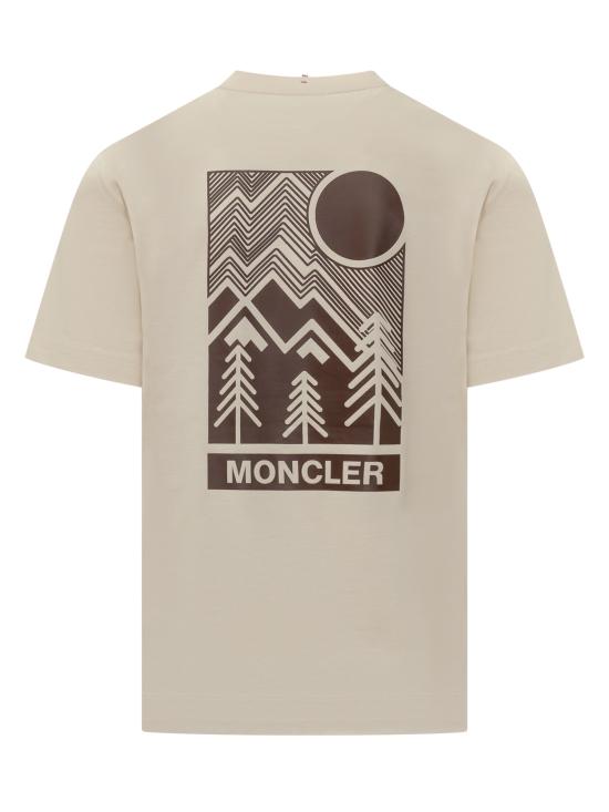25FW 몽클레어 반팔 티셔츠 K20978C0000989AZ9 034 BIANCO - MONCLER