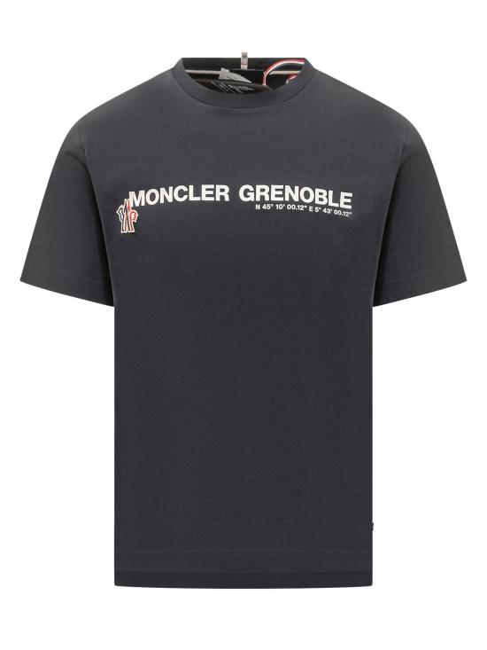 25FW 몽클레어 반팔 티셔츠 K20978C0000189AW1 740 BLU