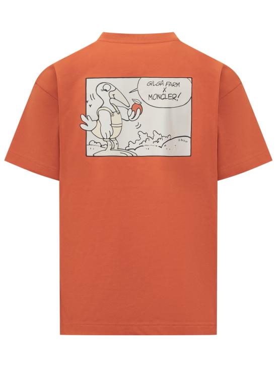 25FW 몽클레어 X 도널드 글로버 반팔 티셔츠 K24028C0000289AZ9 345 ROSSO - MONCLER X DONALD GLOVER