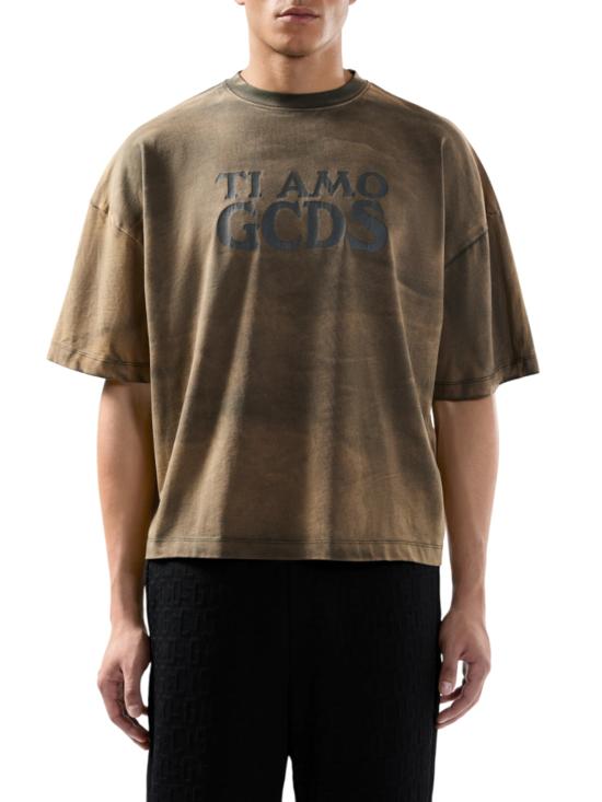 25FW 지씨디에스 반팔 티셔츠 B2CM2316JF1 DARK GREY 88 - GCDS