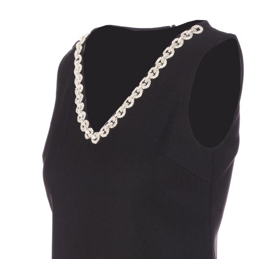 25FW 셀프 포트레이트 미디 원피스 019S BLACK Black - SELF PORTRAIT