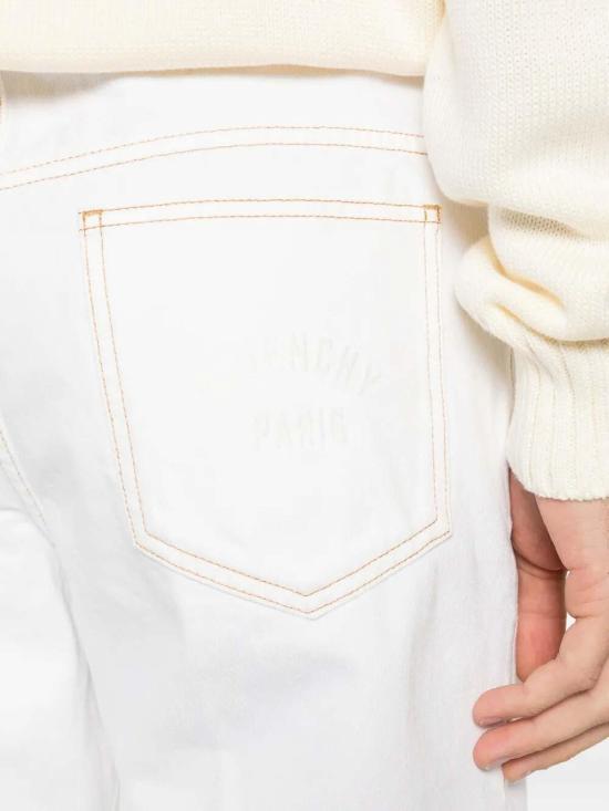 25FW 지방시 스트레이트 팬츠 BM51MK516J100 White - GIVENCHY