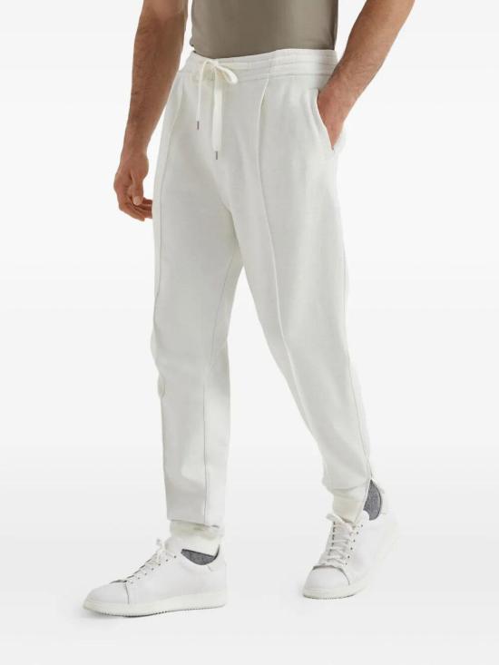 25FW 브루넬로 쿠치넬리 트레이닝/조거 팬츠 MM8323268GC387 Cream - BRUNELLO CUCINELLI