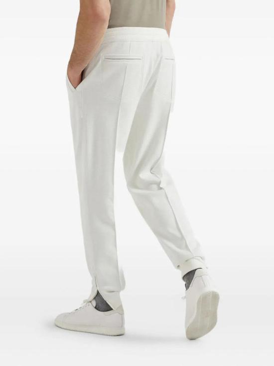 25FW 브루넬로 쿠치넬리 트레이닝/조거 팬츠 MM8323268GC387 Cream - BRUNELLO CUCINELLI